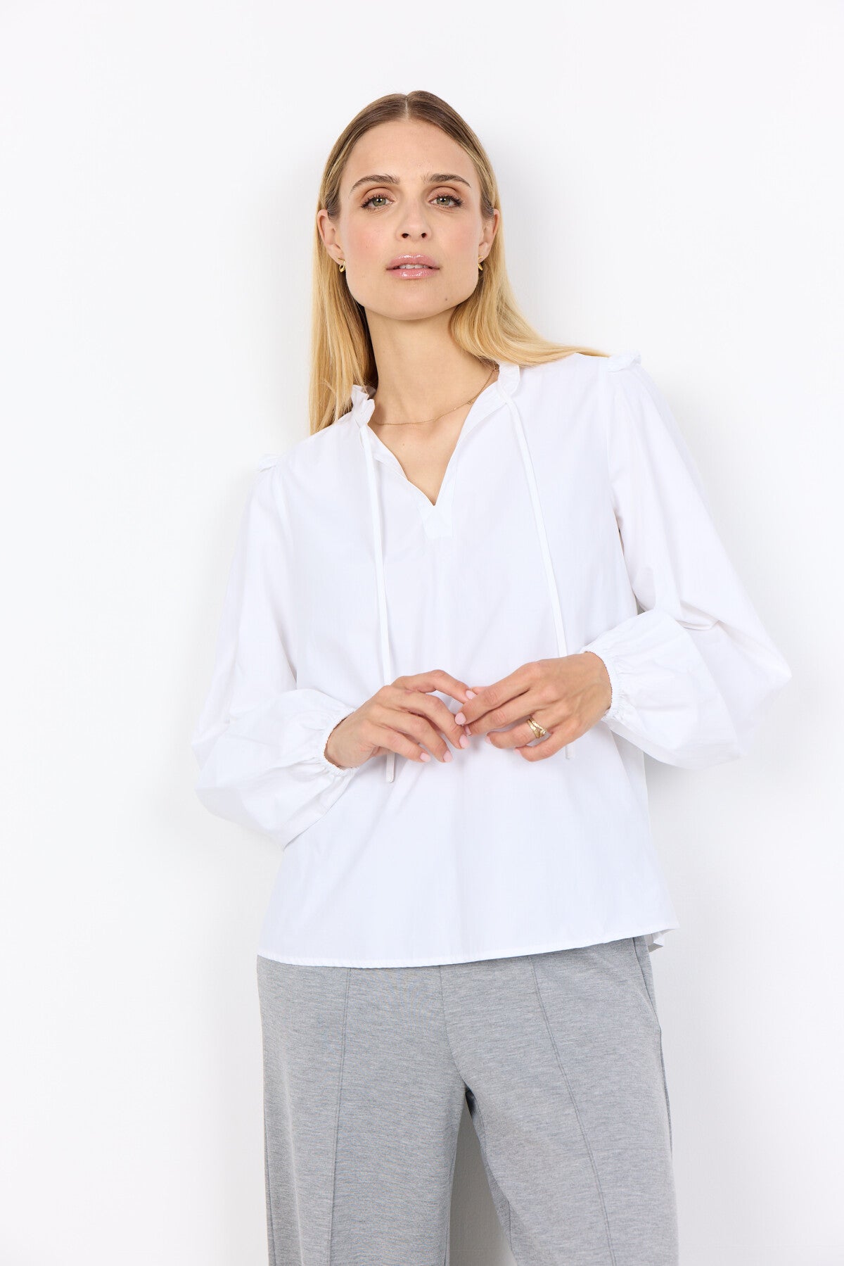 SC-NETTI 108 Bluse Hvid