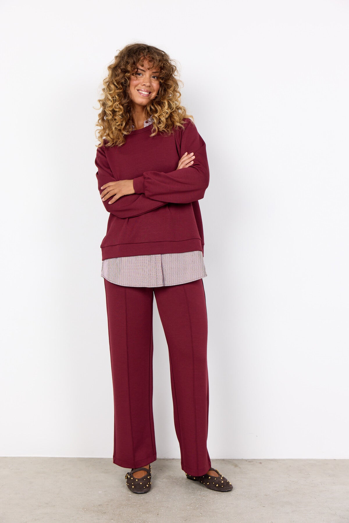 SC-BANU 264 Bluse Bordeaux