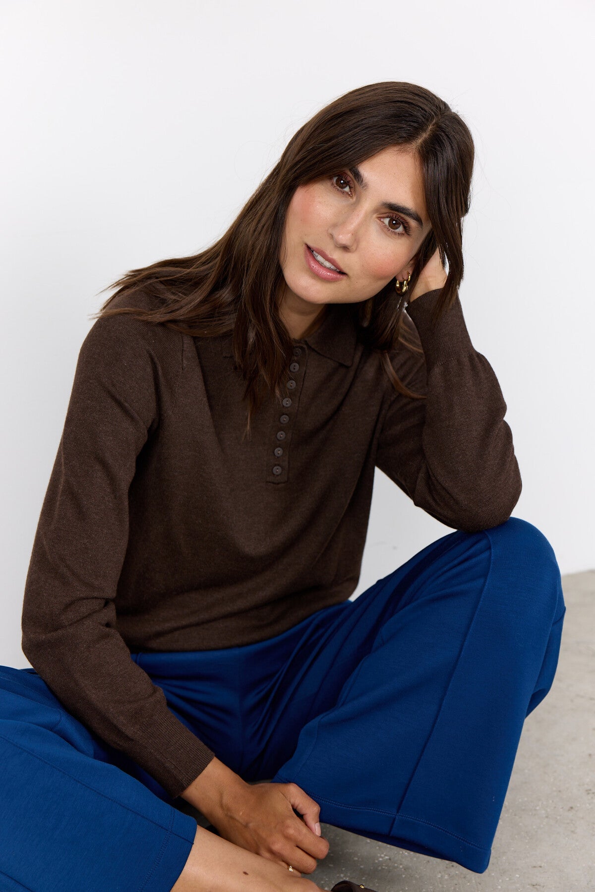 SC-DOLLIE 799 Pullover Mørk brun