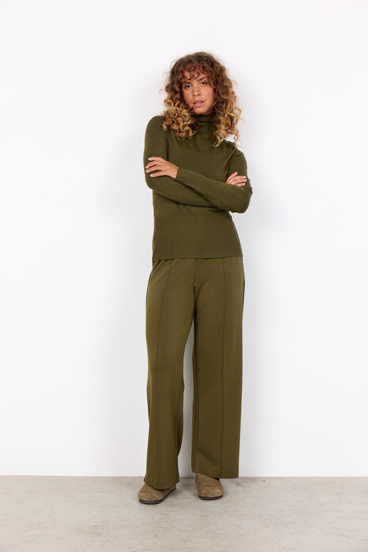 SC-DOLLIE 145 Pullover Mørkegrøn