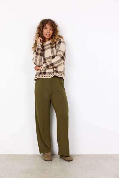 SC-VIBSA 1 Pullover Mørk sand