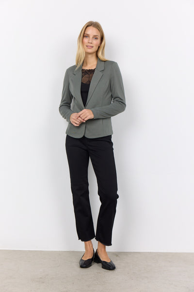SC-DANIELA 1 Blazer Støvet Grøn