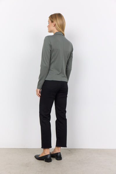 SC-DANIELA 1 Blazer Støvet Grøn