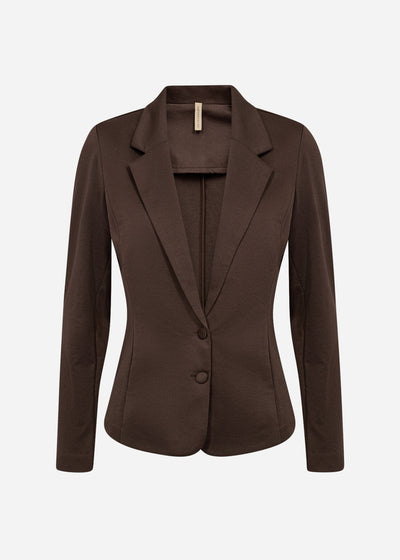 SC-DANIELA 1 Blazer Mørk brun