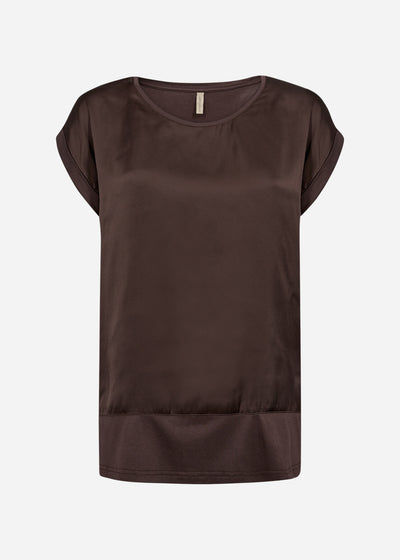 SC-THILDE 6 T-shirt Mørk brun