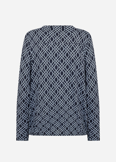 SC-FELICITY AOP 530 Bluse Navy