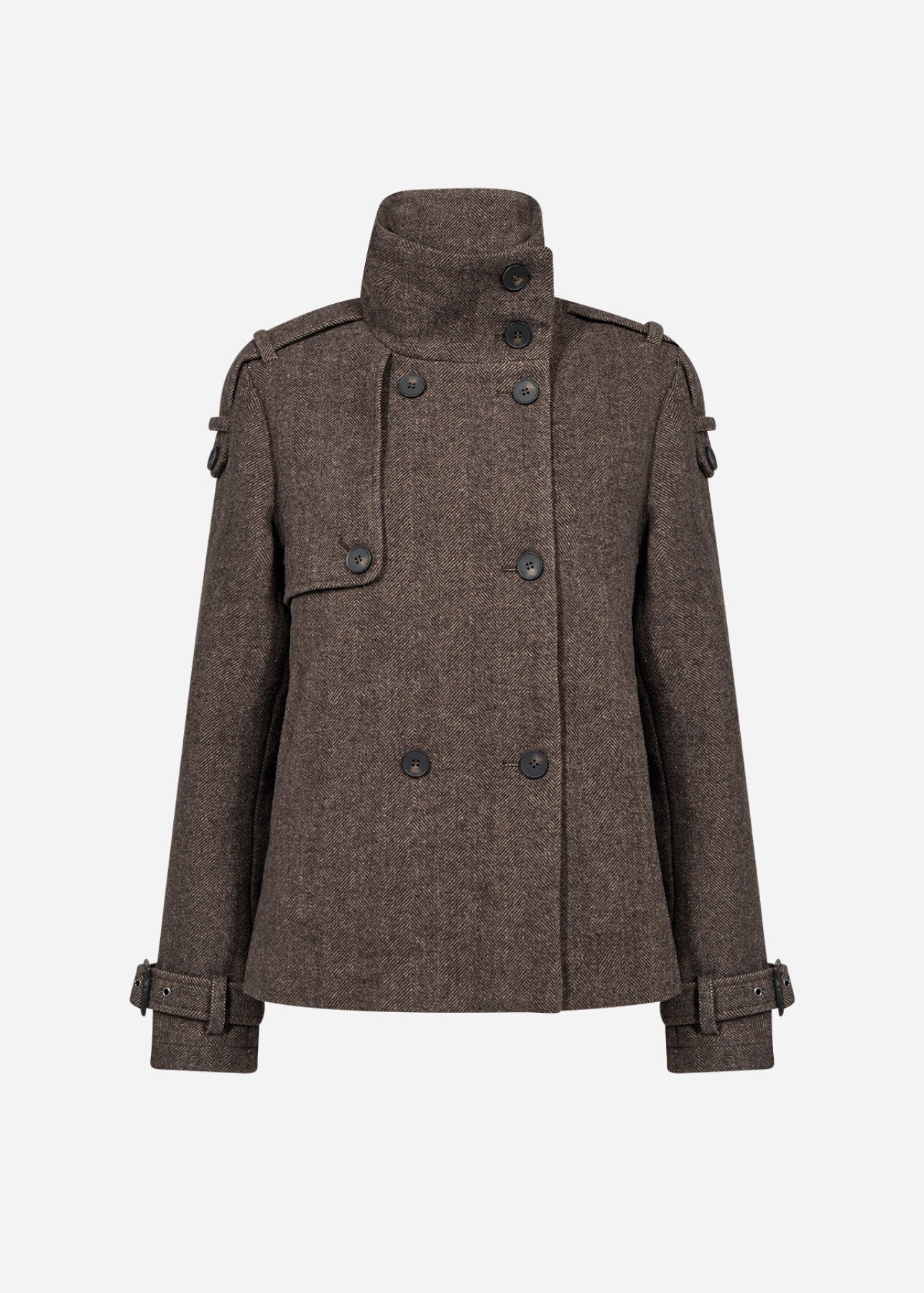 SC-SHAKIRA 1 Jakke Mørk brun