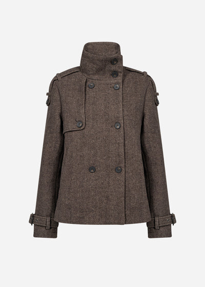 SC-SHAKIRA 1 Jakke Mørk brun