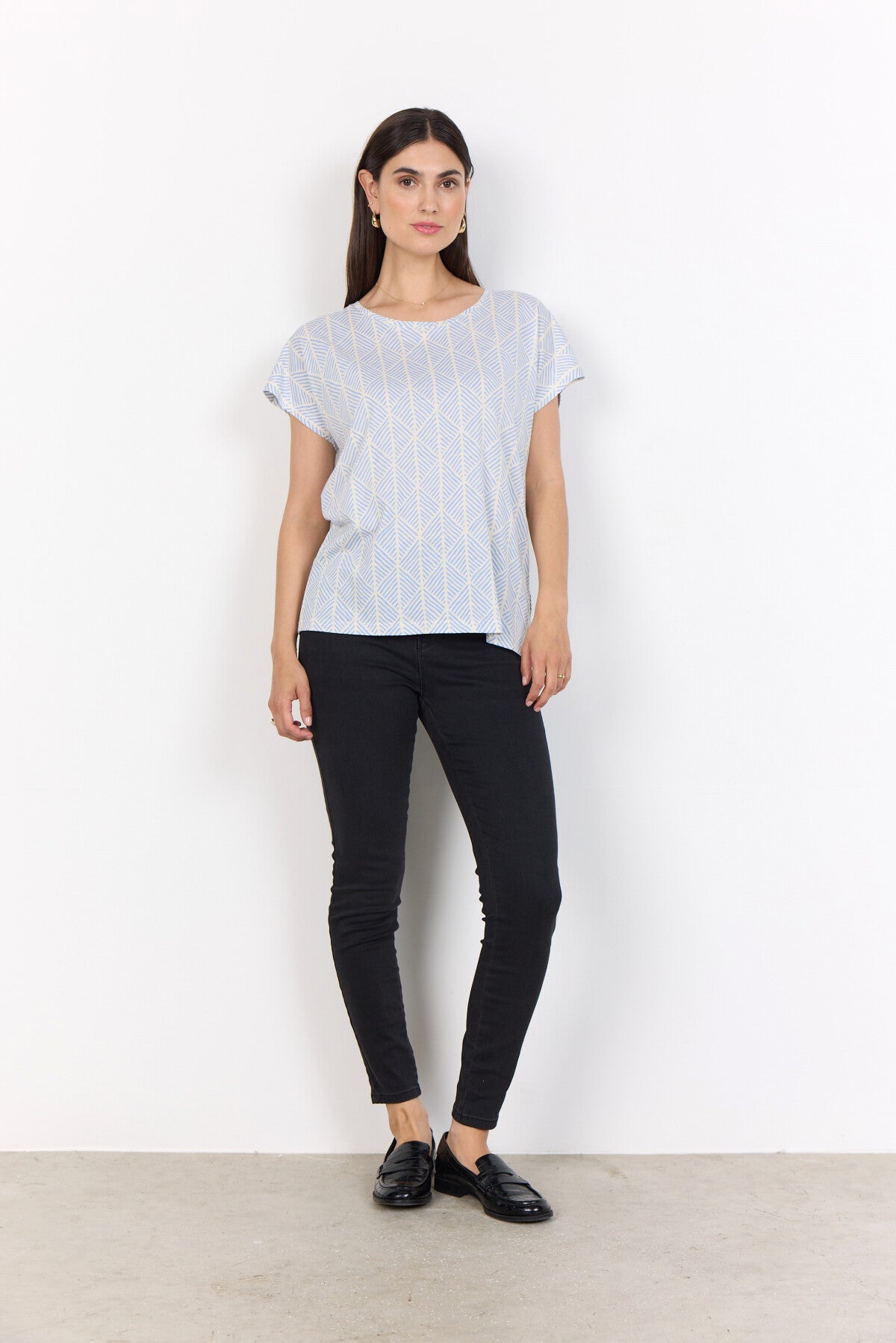 SC-FELICITY AOP 513 T-shirt Lyseblå