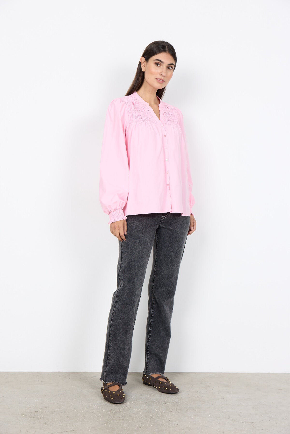 SC-NETTI 116 Skjorte Lyserød