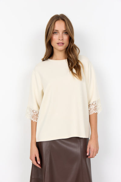 SC-BANU 266 T-shirt Creme