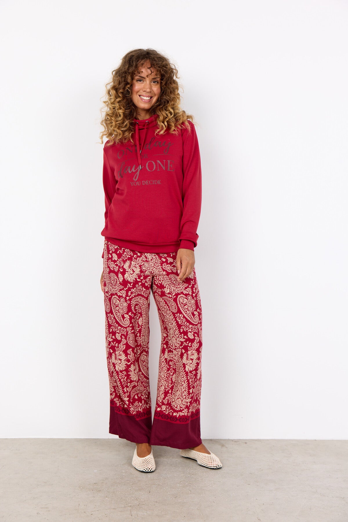 SC-BANU 256 Sweatshirt Mørk rød