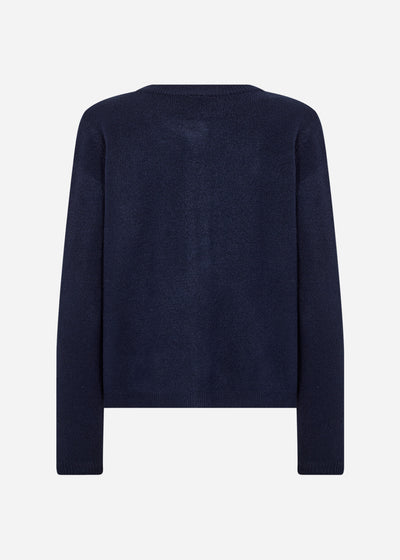 SC-ORLEAN 2 Cardigan Mørk blå