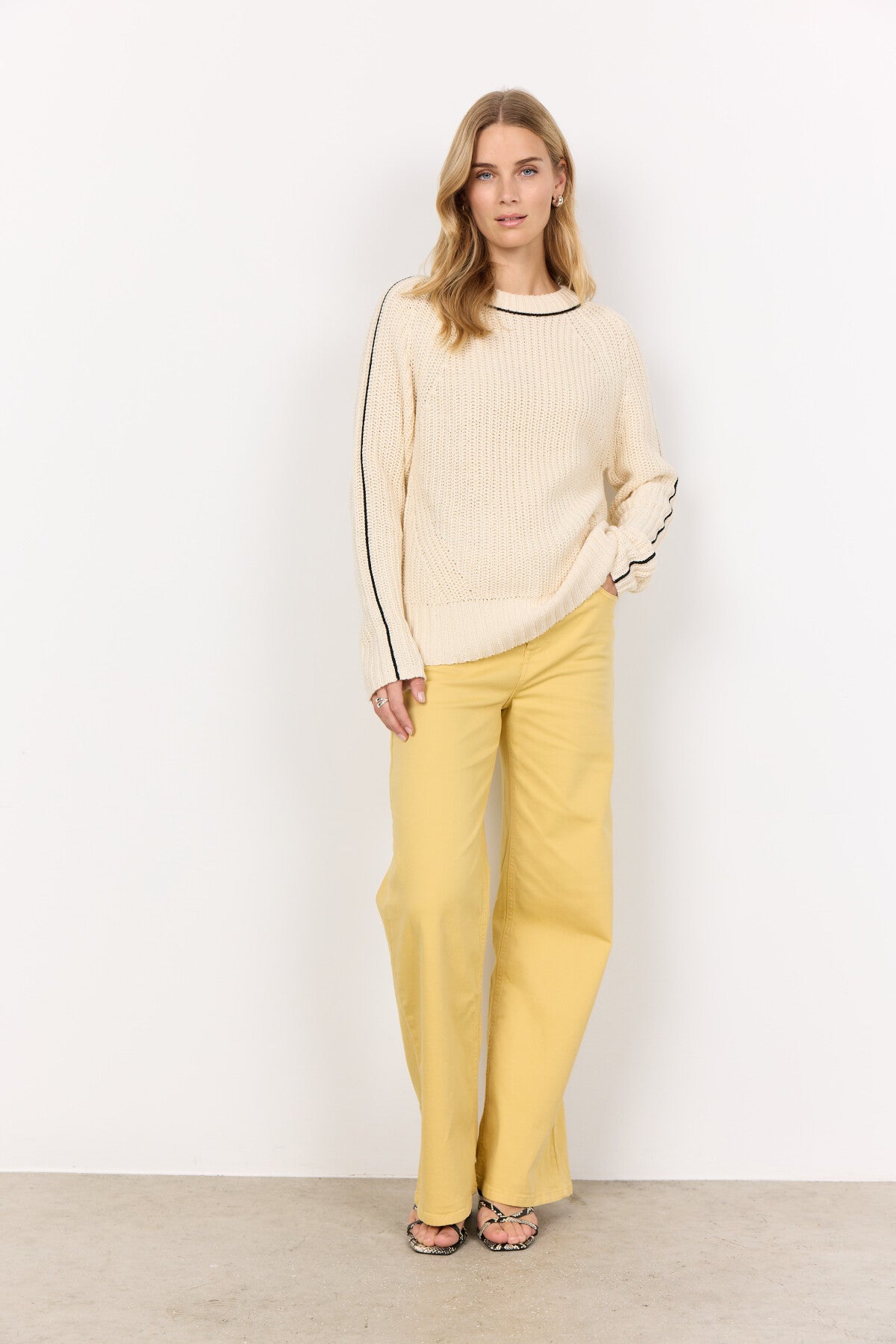 SC-REMONE 34 Pullover Creme