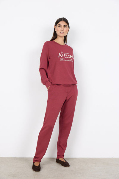 SC-BANU 281 Sweatshirt Rubin rød