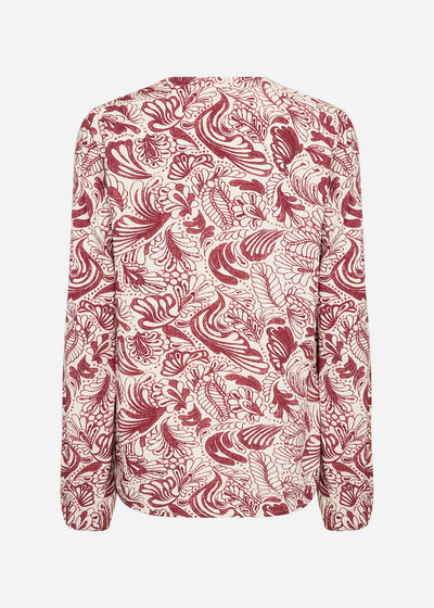 SC-BAYAN 2 Bluse Rubin rød