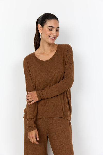 SC-BIARA 1 Bluse Brun