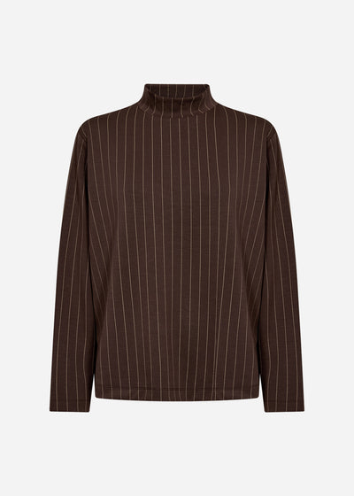 SC-VIVI 1 Bluse Mørk brun