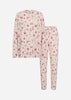 SC-BIARA 163 - AOP SET Pyjamas Creme