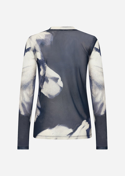 SC-ALDA AOP 57 T-shirt Mørk blå
