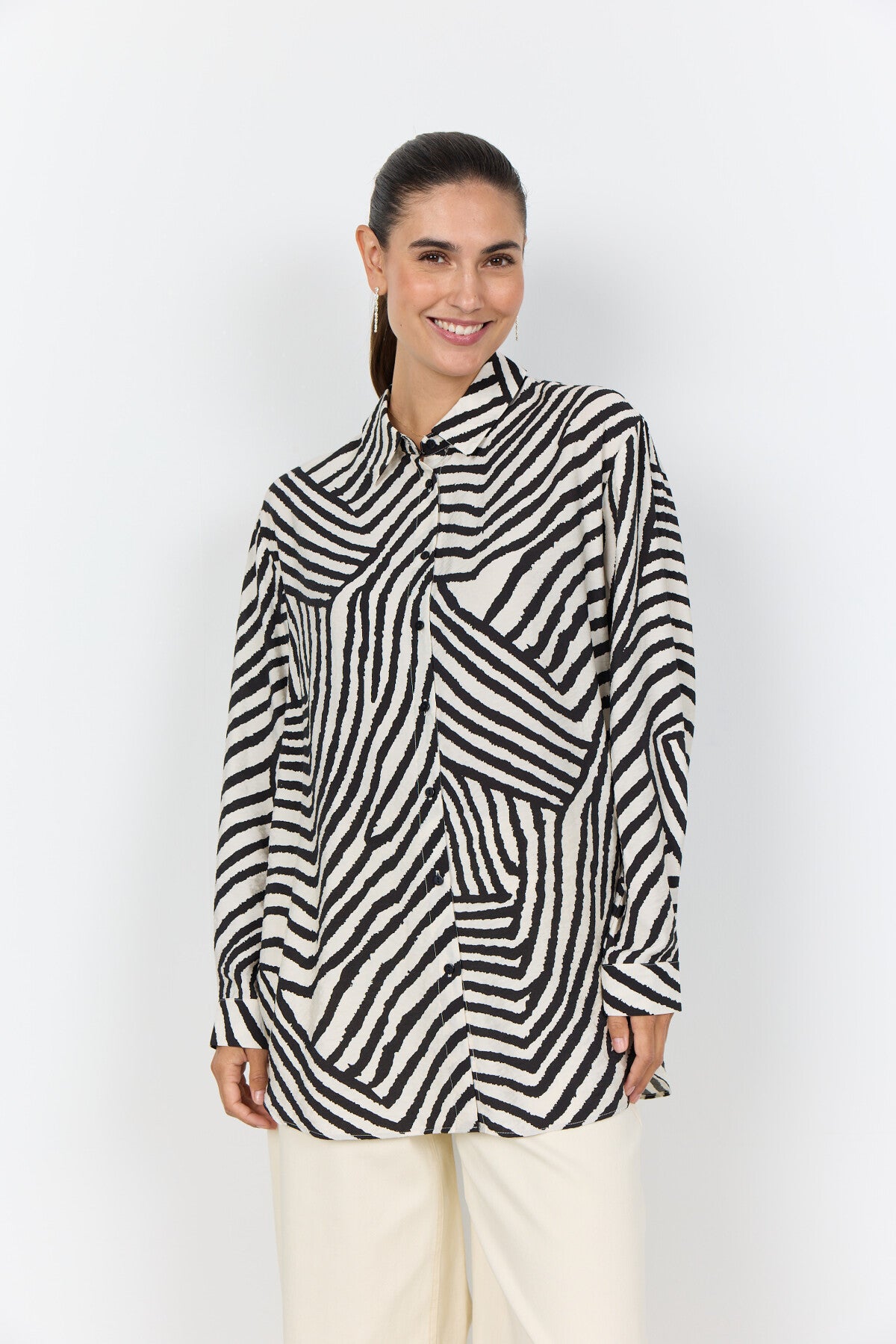 SC-BECCA 2 Skjorte Sort