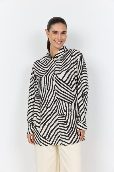 SC-BECCA 2 Skjorte Sort