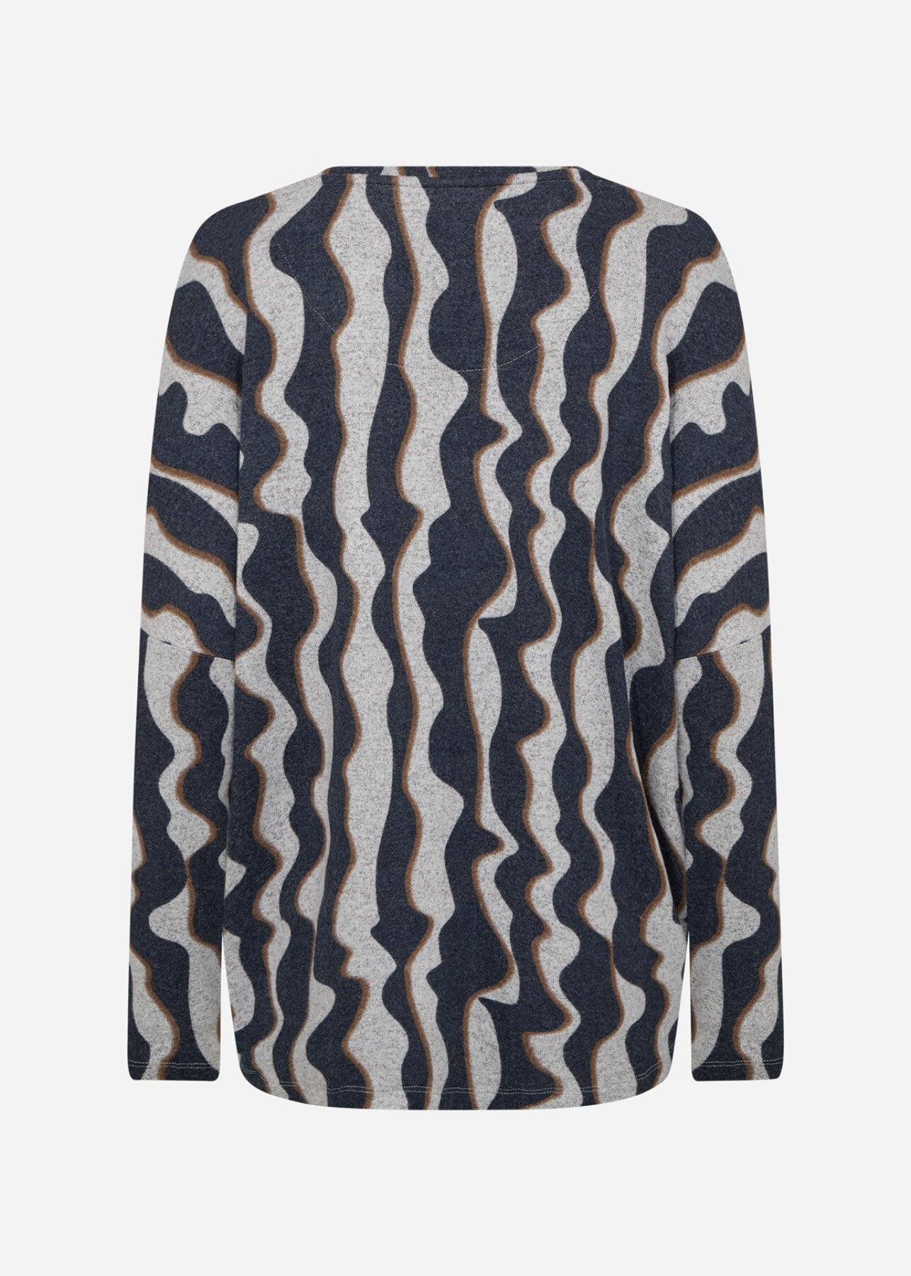 SC-BIARA AOP 148 Bluse Mørk blå