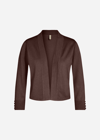 SC-DOLLIE 662 Cardigan Mørk brun