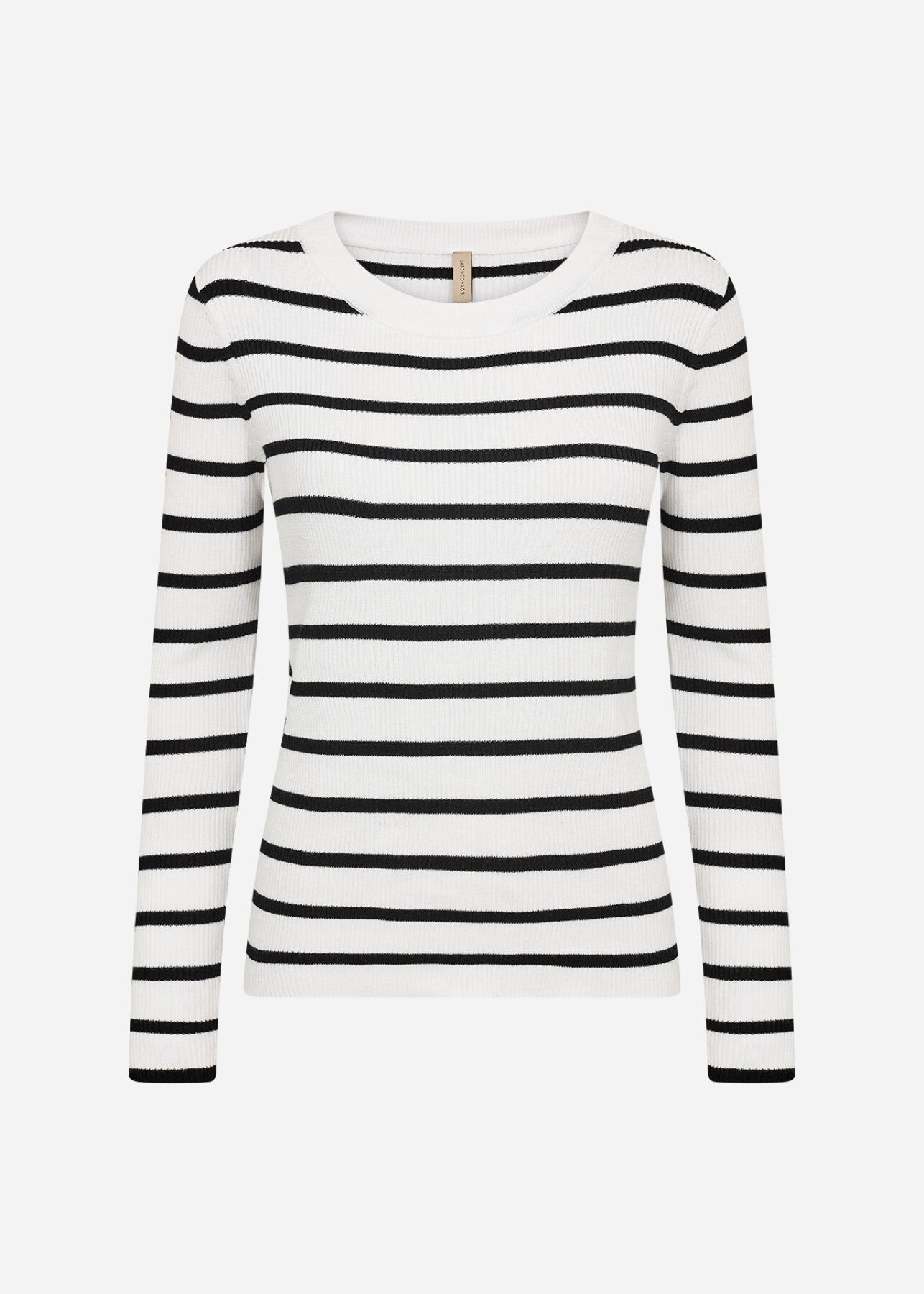 SC-DOLLIE STRIPE 777 Pullover Off white