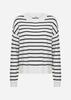 SC-DOLLIE STRIPE 780 Pullover Off white