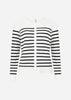 SC-DOLLIE STRIPE 784 Cardigan Sort