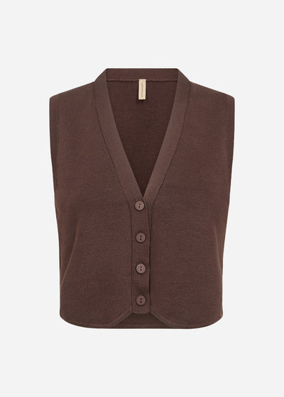 SC-DOLLIE 785 Vest Mørk brun