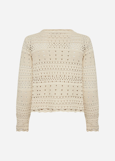 SC-PERRY 6 Cardigan Creme