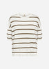 SC-DOLLIE STRIPE 794 Pullover Oliven