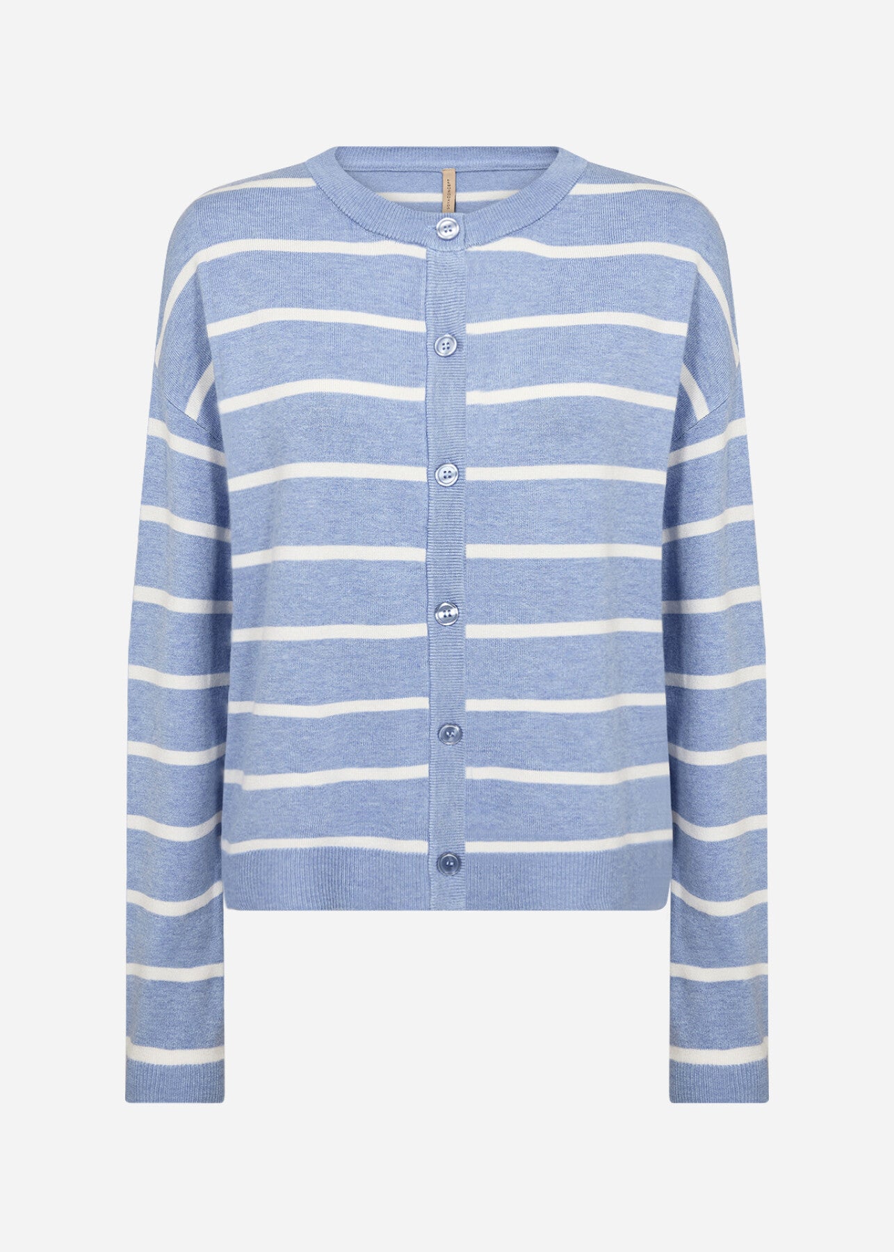 SC-DOLLIE STRIPE 795 Cardigan Lyseblå