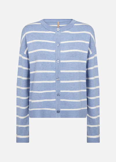 SC-DOLLIE STRIPE 795 Cardigan Lyseblå