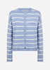 SC-DOLLIE STRIPE 795 Cardigan Lyseblå