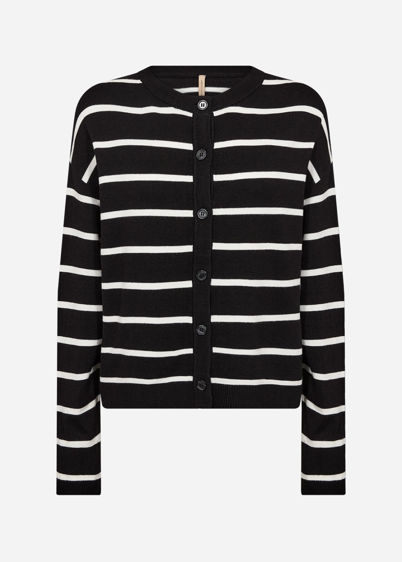 SC-DOLLIE STRIPE 795 Cardigan Sort
