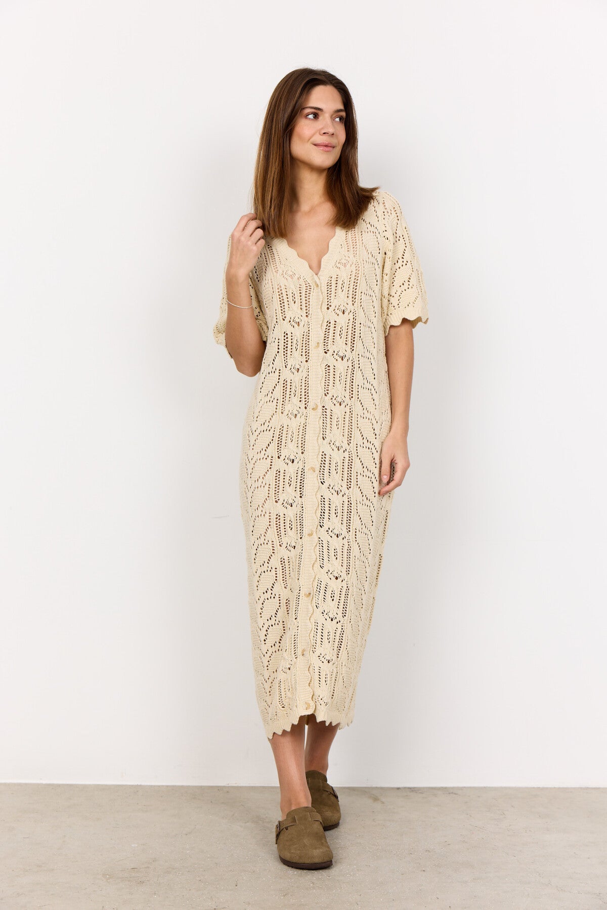 SC-PERRY 10 Kjole Creme