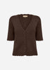 SC-DOLLIE 788 Cardigan Mørk brun