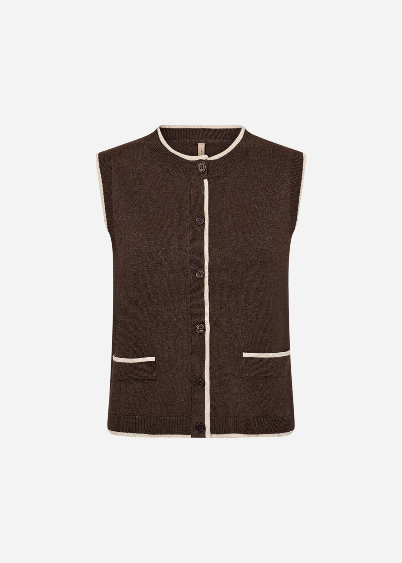 SC-DOLLIE 792 Vest Mørk brun