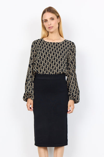 SC-DOLLIE 798 Nederdel Sort