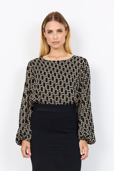 SC-VARLA 1 Bluse Sort