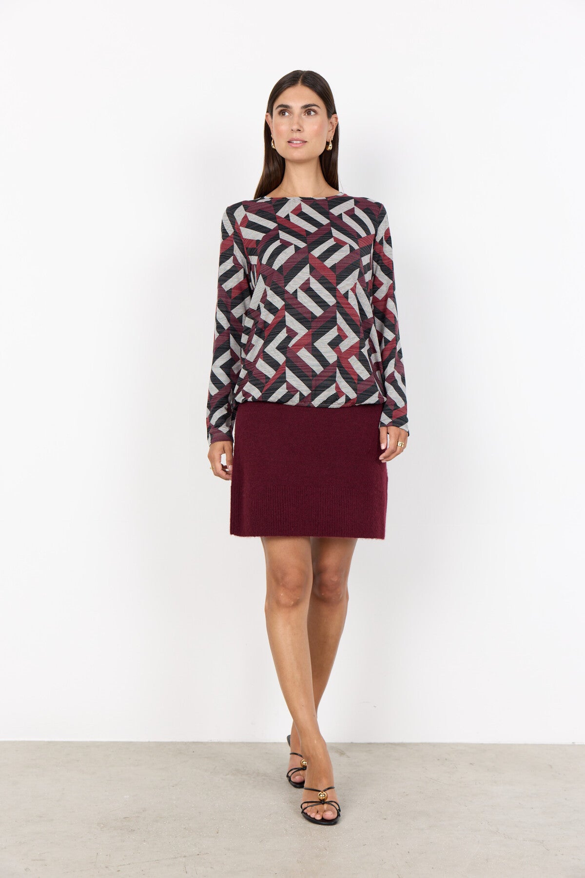 SC-GALINA 64 Bluse Rød