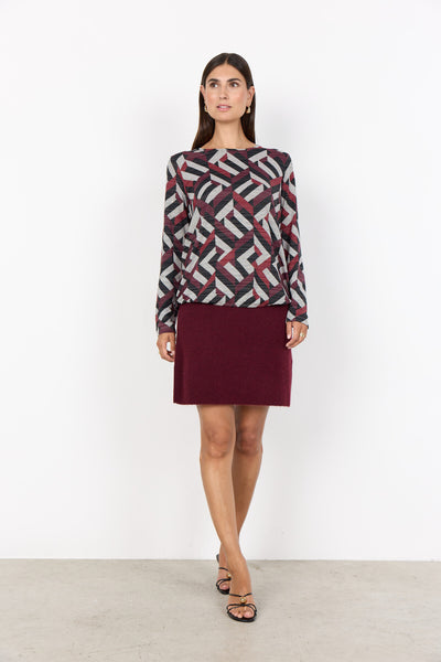 SC-GALINA 64 Bluse Rød