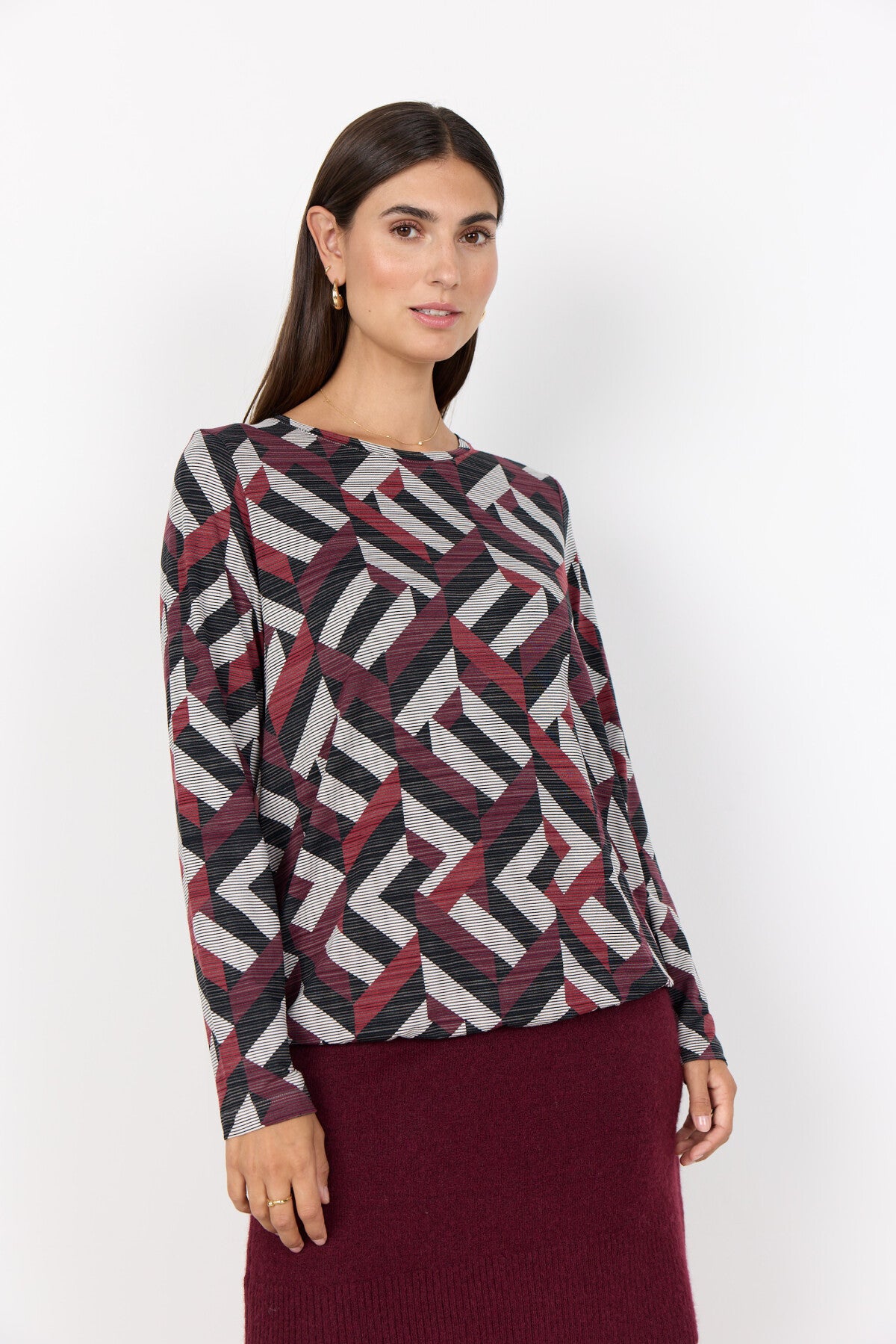SC-GALINA 64 Bluse Rød