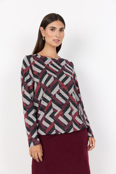 SC-GALINA 64 Bluse Rød