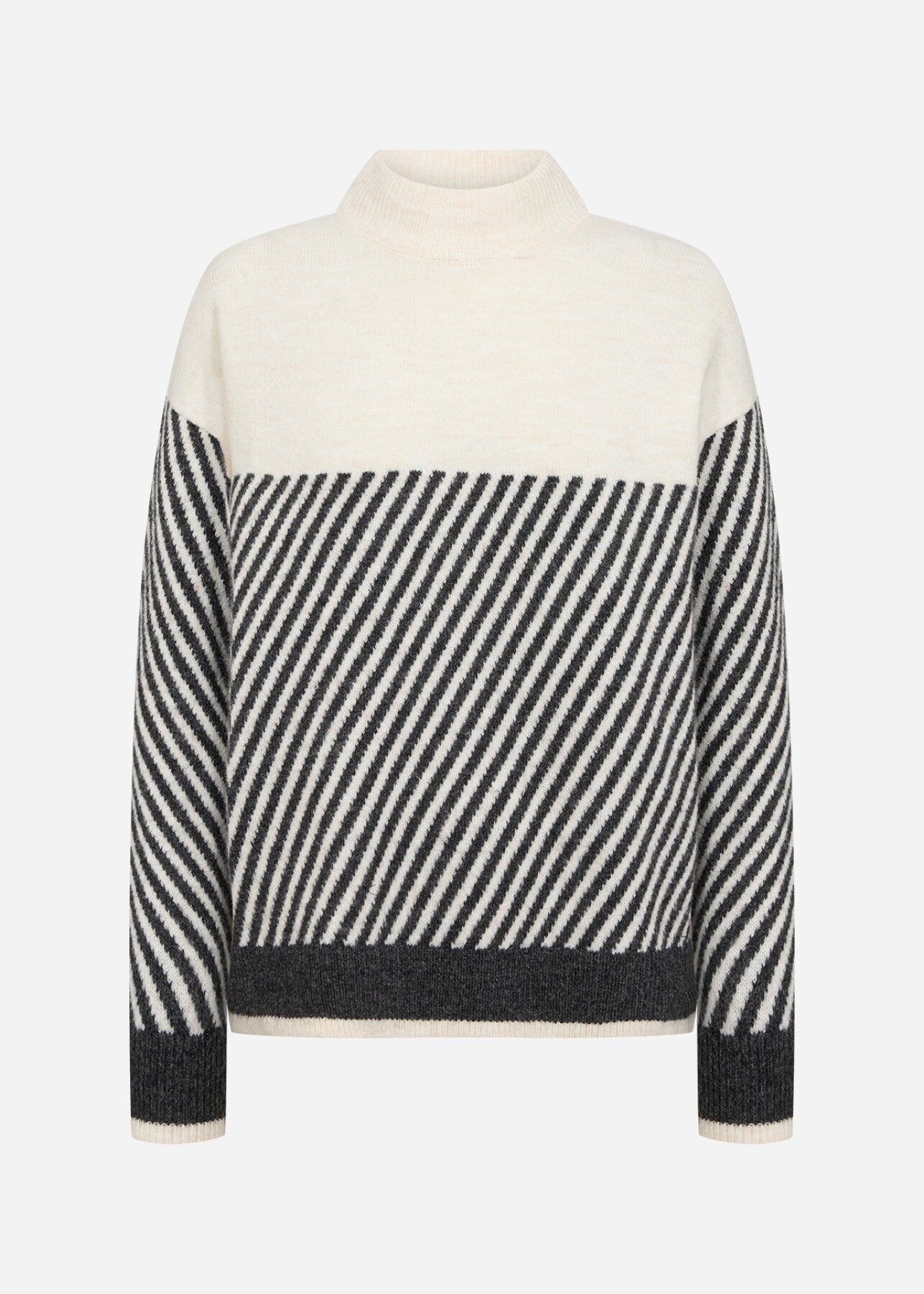 SC-NESSIE STRIPE 71 Pullover Creme