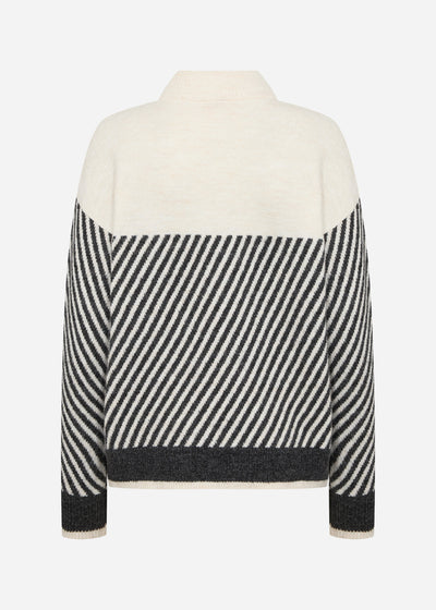 SC-NESSIE STRIPE 71 Pullover Creme