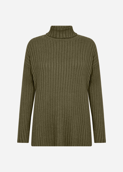 SC-KANITA 22 Pullover Mørkegrøn